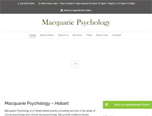Tablet Screenshot of macquariepsychology.net.au